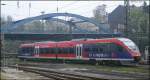 643 203 der  Euregiobahn  abgestellt im Gleisvorfelds des Aachener Hbf´s 13.4.2009