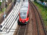 643 024  Glan-Mnchweiler  macht im Rahmen einer Sonderfahrt ber die normalerweise stillgelegte Strecke Neustadt(Weinstr)Hbf - Elmstein hier in Lambrecht (Pfalz) einen Zwischenhalt.