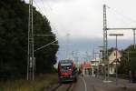 Die Euregiobahn 643 221-4 und 643 216-4 am 26.09.2010 in Stolberg Hbf.