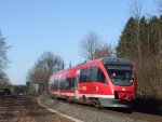 Die Baumbergebahn von Coesfeld nach Mnster stlich der Stadt Billerbeck.