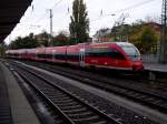 Eine 643 Doppeleinheit steht in Mainz Hbf am 30.10.12