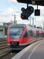 Die RB51 nach Lnen Hbf verlsst hier gerade den Dortmunder Hbf.