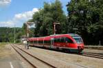 643 016  Fritz Walter  bei der Einfahrt in Pirmasens Nord, 02.08.2015.