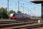 Nachschuss auf 643 047 am 14.06.2015 als RB23 (Limburg (Lahn) - Mayen) bei der Durchfahrt in Koblenz Lützel in Richtung Norden.