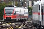 KÖLN, 11.09.2017, 644 027 als RB38 nach Köln Messe/Deutz bei der Einfahrt in Köln Hbf