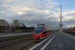 644 538 verlässt als RB 43 nach Dorsten den Bahnhof Herne (18.03.2023) 