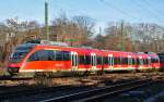 644 513 RB23 nach Rheinbach, kurz nach Ausfahrt vom Hbf Bonn, 09.02.2011