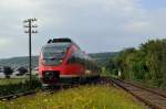 644 018 mit 644 045 als RB 30 nach Bonn Hbf bei der Einfahrt in Bad Bodendorf.22.9.2014