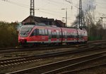 Am Samstag den 2.4.2016 verlässt der 644 505 Grevenbroich als RB 38 nach Neuss.