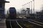 644 019 bei der Einfahrt nach Kapellen-Wevelinghoven, 16.12.16.