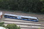 UBB 646 103-1 am 10.08.2023 im UBB Betriebshof Heringsdorf. Vom Aussichtsturm der OstseeTherme fotografiert.