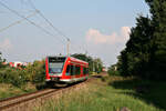 DB Regio 646 ___ // Aufgenommen in Schwedt (Oder) zwischen den Bahnübergängen Helbigstraße und Lindenallee. // 27. Juli 2012