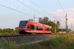 Ein GTW 2/6 als RB 18431 auf der RB 54 von Berlin Gesundbrunnen nach Rheinsberg (Mark).