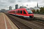 648 002-3 fährt am 18.8.2017 als RB53 (RB14630)  Ardey-Bahn  von Schwerte(Ruhr) in den Dortmunder Hauptbahnhof ein.