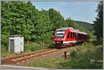 Ein 648er fhrt am Morgen des 08.06.2007 als RB52  Volmetalbahn  nach Ldenscheid.