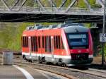 DB - Triebzug Bpd 648 205-3 + ABpd 648 705-2 bei der ausfahrt aus dem Bahnhof von Dillenburg am 02.05.2008