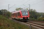 648 761 als Lr nach Kreiensen am 26.9.2009, kurz hinter dem Bf. Einbeck-Salzderhelden