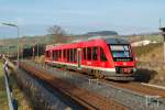 648 267 als RB 14382 Herzberg-Braunschweig am 22.11.2014 in Gittelde.