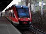   Einfahrt 648 757 als RB 82 von Göttingen in den Bahnhof Bad Harzburg und zur Rückfahrt nach Göttingen am 23.