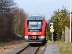 648 101 pendelte am 13.2 auf den RB54 durchs Sauerland.