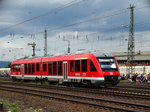 DB Regio Lahn Eifel Bahn 648 706 am 18.06.16 in Koblenz von einen Gehweg aus fotografiert