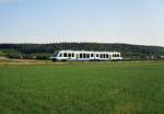 VT 648 299 Wagen 705 zur Zeit als RB unterwegs zwischen Horb und Tübingen. Aufgenommen am 02.07.2018 kurz vor Tübingen-Weilheim.