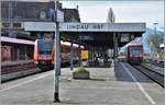 612 013 und 650 102 in Lindau Hbf.