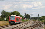 650 116-7 und 650 107-5 als RE 22336 (Ulm Hbf-Sigmaringen) bei Herbertingen 9.7.18