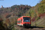 650 306-3 als RB 22234 (Tübingen Hbf-Pforzheim Hbf) bei Horb 21.10.18