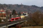 650 306 der  Kulturbahn  (Strecke Tbingen-Horb-Pforzheim) wurde auf den Namen  Stadt Nagold  getauft.