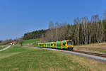 650 076 + 650 077 + 650 075 als WBA4 am 05.04.2017 bei Gotteszell.