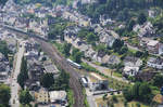 Vom Sesellift aus konnte ich die beiden RegioShuttle von Rhenus Veniro ablichten,  die sich zum Zeitpunkt der Aufnahme auf den Weg von Boppard nach Emmelshausen gemacht haben.