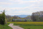 VT650.721 Agilis bei Hochstadt/ Marktzeuln am 20.04.2017.