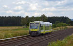 650 719 der agilis war am 21.06.18 von Bad Steben aus auf dem Weg nach Kirchenlaibach.