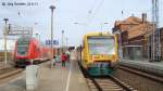 In Waren (Mritz) hat die Mecklenburger Sdbahn Anschluss an die Hauptstrecke Berlin - Rostock.