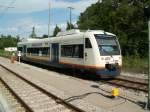 650 587 der Ortenau S-Bahn (SWEG) am 16.6.12 in Freudenstadt Hbf.