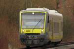 VT 650.720 Agilis bei Michelau am 25.11.2012.