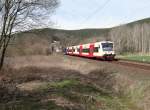 650 633, 650 605 und 650 356 zu sehen am 07.04.15 in Remschütz.