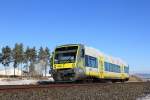 VT650.734 Agilis bei Marktleuthen am 25.02.2016.