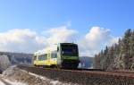 VT650.717 Agilis bei Marktleuthen am 25.02.2016.