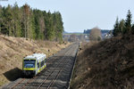 650 725 als ag84579 von Bad Rodach nach Hof Hbf bei Niederlamitz Süd, 02.04.2016