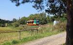 654 003-2 GW Train zu sehen am 29.08.17 in Chotikov.