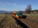 Der 654 012 als Os nach Číčenice am 14.04.2018 unterwegs bei Volary.