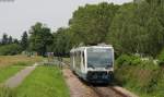 654 003-7 und 017-1 als SWE72547 (Mnstertal(Schwarzwald)-Bad Krozingen) bei Staufen 27.5.12