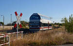 Zum Tag der Chemie in Bitterfeld wurde 670 002 von Köstner Schienenbusreisen nach Bitterfeld geholt.