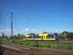 Burgenlandbahn 672er Doppel als Zusatz/Sonderfahrten von Zeitz nach Freyburg(Unstrut)zum Weinfest in Zeitz 11.09.2010