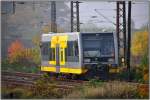 Rb 34872 mit 672 916 nach Wangen/Unstrut verlässt den Bahnhof Naumburg.