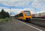 Am 30.07.2016 fuhr die 648 711 durch Wiesau.