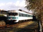 624 602-9, 924 417-3, 934 444-1, 634 613-4 mit RB 51 “Westmnsterlandbahn” 12433 Dortmund-Gronau auf Bahnhof Gronau am 31-10-1999.