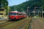 Dillenburg, 23.07.1991, 798 589 und 629 (Beiwagen nicht bekannt).